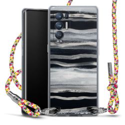 New Carry Case Transparent Stoff colourful/silber