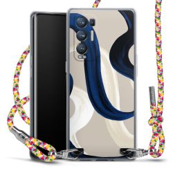 New Carry Case Transparent Stoff colourful/silber