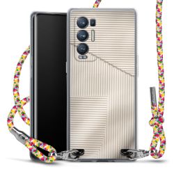 New Carry Case Transparent Stoff colourful/silber