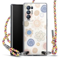 New Carry Case Transparent Stoff colourful/silber