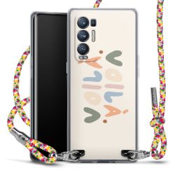 New Carry Case Transparent Stoff colourful/silber