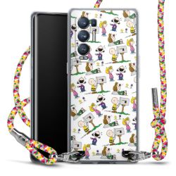 New Carry Case Transparent Stoff colourful/silber