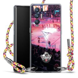 New Carry Case Transparent Stoff colourful/silber