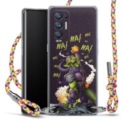 New Carry Case Transparent Stoff colourful/silber