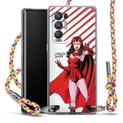 New Carry Case Transparent Stoff colourful/silber