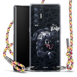 New Carry Case Transparent Stoff colourful/silber