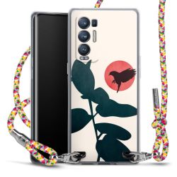 New Carry Case Transparent Stoff colourful/silber