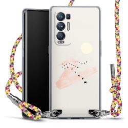 New Carry Case Transparent Stoff colourful/silber