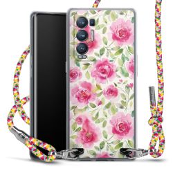 New Carry Case Transparent Stoff colourful/silber