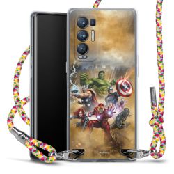 New Carry Case Transparent Stoff colourful/silber