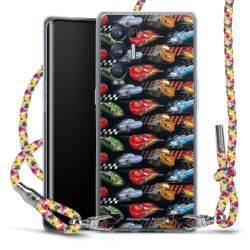 New Carry Case Transparent Stoff colourful/silber