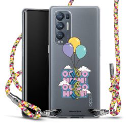 New Carry Case Transparent Stoff colourful/silber