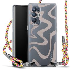 New Carry Case Transparent Stoff colourful/silber