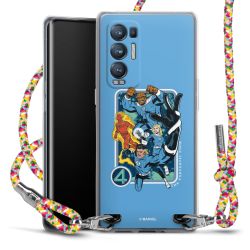 New Carry Case Transparent Stoff colourful/silber