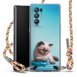 New Carry Case Transparent Stoff colourful/silber