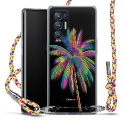 New Carry Case Transparent Stoff colourful/silber