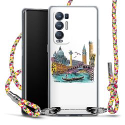 New Carry Case Transparent Stoff colourful/silber