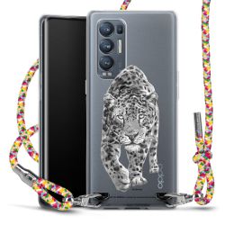 New Carry Case Transparent Stoff colourful/silber