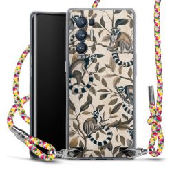 New Carry Case Transparent Stoff colourful/silber