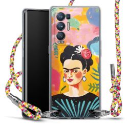 New Carry Case Transparent Stoff colourful/silber