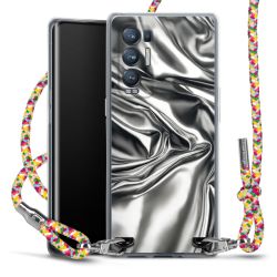 New Carry Case Transparent Stoff colourful/silber