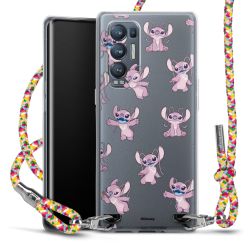 New Carry Case Transparent Stoff colourful/silber