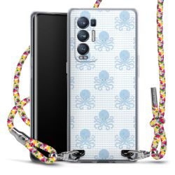 New Carry Case Transparent Stoff colourful/silber