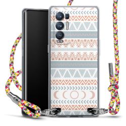 New Carry Case Transparent Stoff colourful/silber