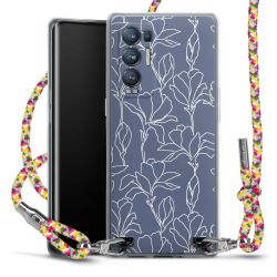 New Carry Case Transparent Stoff colourful/silber