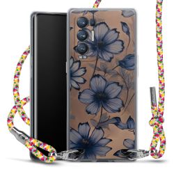 New Carry Case Transparent Stoff colourful/silber