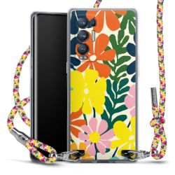 New Carry Case Transparent Stoff colourful/silber