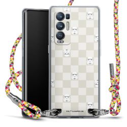 New Carry Case Transparent Stoff colourful/silber