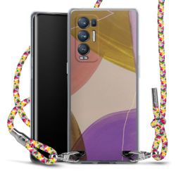 New Carry Case Transparent Stoff colourful/silber