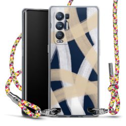 New Carry Case Transparent Stoff colourful/silber