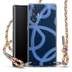 New Carry Case Transparent Stoff colourful/silber