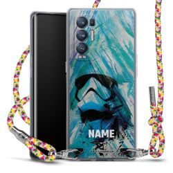 New Carry Case Transparent Stoff colourful/silber