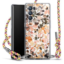 New Carry Case Transparent Stoff colourful/silber