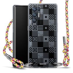 New Carry Case Transparent Stoff colourful/silber