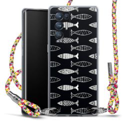 New Carry Case Transparent Stoff colourful/silber