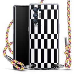 New Carry Case Transparent Stoff colourful/silber