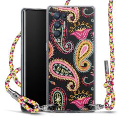 New Carry Case Transparent Stoff colourful/silber