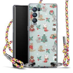 New Carry Case Transparent Stoff colourful/silber