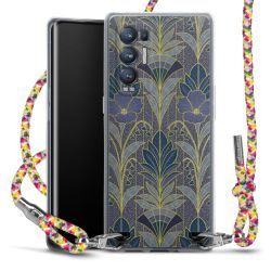 New Carry Case Transparent Stoff colourful/silber