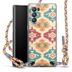 New Carry Case Transparent Stoff colourful/silber