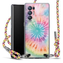 New Carry Case Transparent Stoff colourful/silber