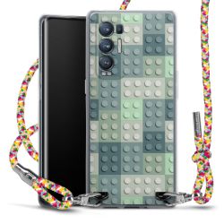 New Carry Case Transparent Stoff colourful/silber