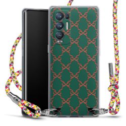 New Carry Case Transparent Stoff colourful/silber