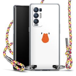 New Carry Case Transparent Stoff colourful/silber