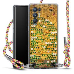 New Carry Case Transparent Stoff colourful/silber