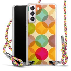 Carry Case Transparent Fabric colourful